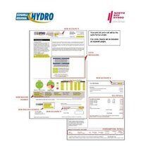Here's your NEW LOOK Hydro Invoice